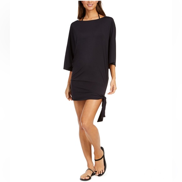 MICHAEL Michael Kors Side Tie Cover Up Black Small - Picture 1 of 4
